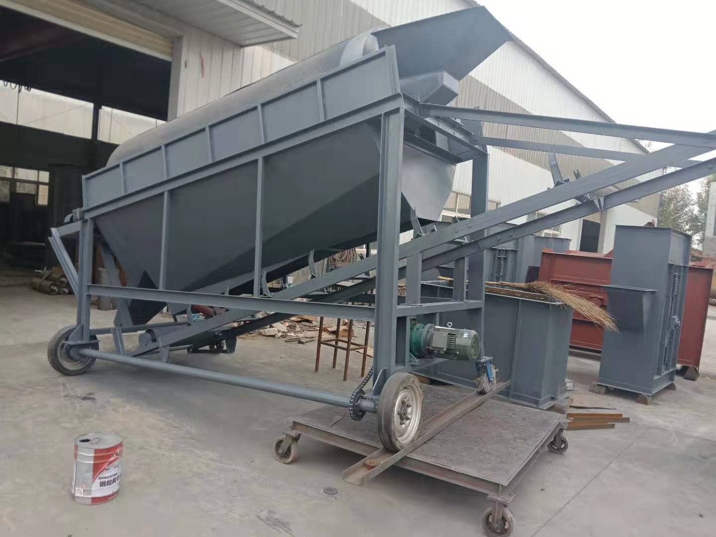 不銹鋼<a href='http://lssxw.com' title='滾筒篩' target='_blank'>滾筒篩</a>在槐米加工工藝中的應(yīng)用